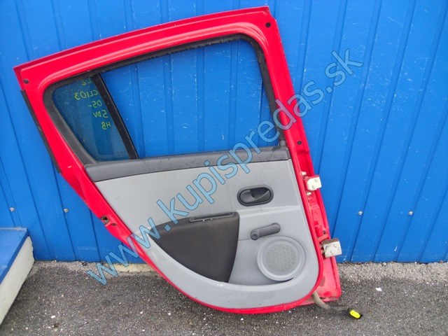 ľavý zadný tapacír na dvere na renault clio od roku 2005